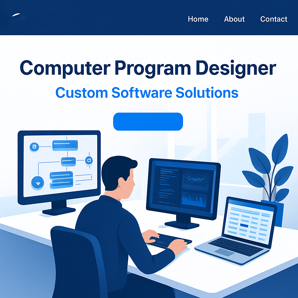 computer program designer - Computer Program Designer for Custom Software Solutions